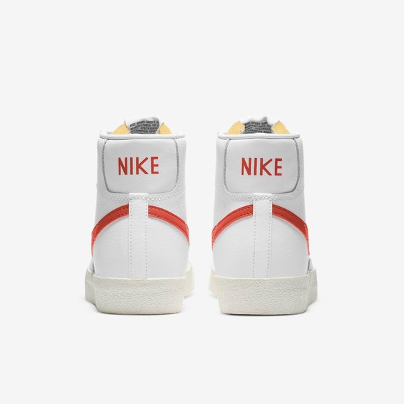 NIB Nike Blazer Mid 77 Vintage White/Habanerd Red-Sail CZ1055 101 - Picture 6 of 8